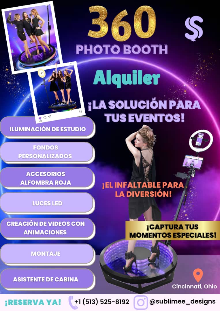 360 Photo Booth rentals