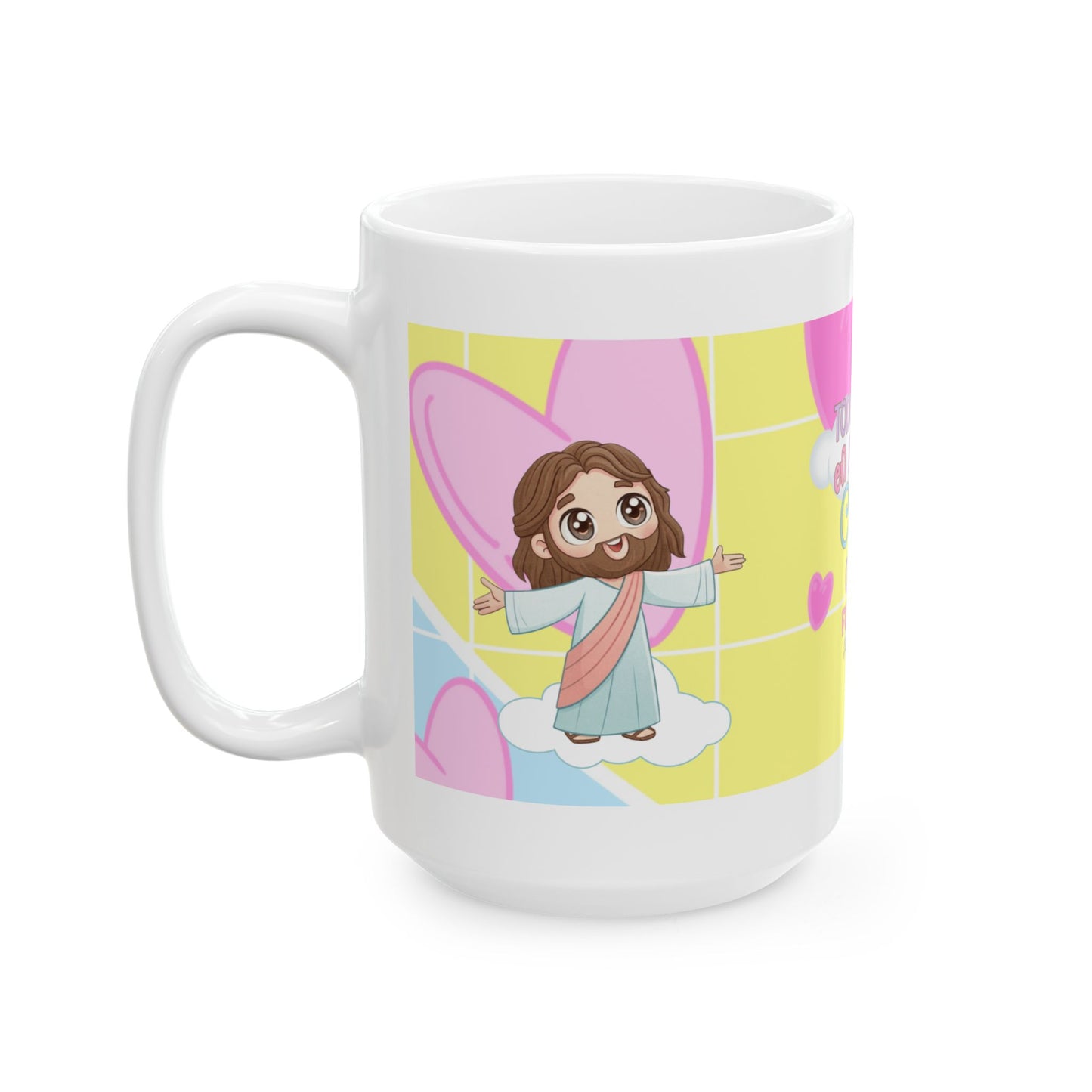 Taza “Todo lo puedo en Cristo” | Cerámica 11oz y 15oz